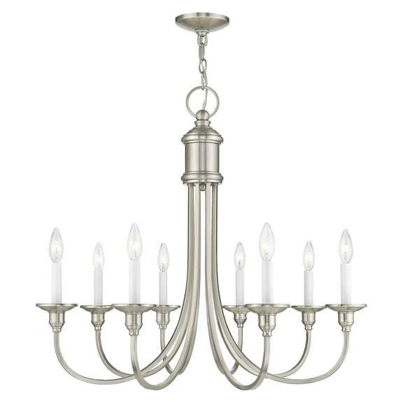Livex Lighting Cranford Chandelier in Brushed Nickel