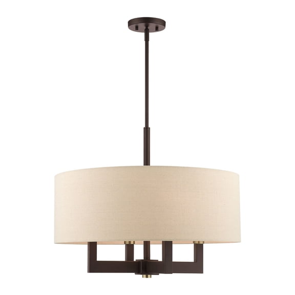 Livex Lighting - Cresthaven - 4 Light Chandelier in Contemporary Style - 24