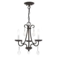 thumbnail image 1 of Livex Lighting - Daphne - 3 Light Mini Chandelier in French Country Style -, 1 of 12