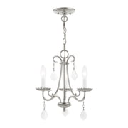 Livex Lighting - Daphne - 3 Light Mini Chandelier in French Country Style -