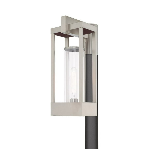 Livex Lighting - Delancey - 1 Light Outdoor Post Top Lantern in Contemporary