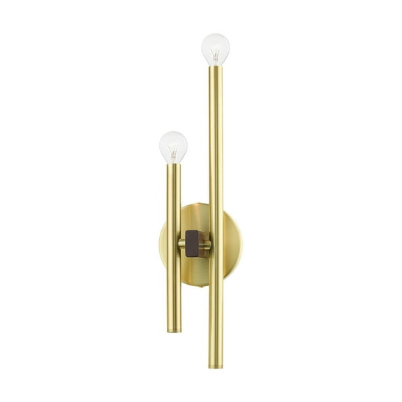 Livex Lighting - Denmark - 2 Light ADA Wall Sconce in Mid Century Modern Style -