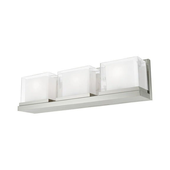 Livex Lighting - Duval - 3 Light Bath Vanity in Modern Style - 23.75 Inches wide