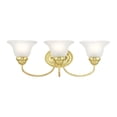 thumbnail image 1 of Livex Lighting Edgemont Bath Light in Polished Brass, 1 of 16