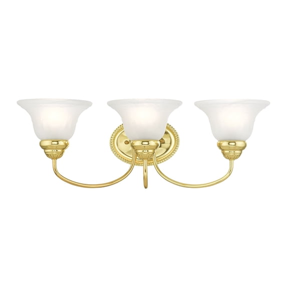 Livex Lighting Edgemont Bath Light in Polished Brass