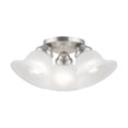 thumbnail image 1 of Livex Lighting Edgemont Ceiling Mount in Brushed Nickel, 1 of 8