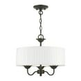 thumbnail image 1 of 41773-92 Livex Lighting Edinburgh - 3 Light Pendant In Transitional Style-14 Inches Tall and 16 Inches Wide-English Bronze Finish    -Traditional, 1 of 10