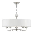thumbnail image 1 of 41775-91 Livex Lighting Edinburgh - 5 Light Pendant In Transitional Style-14 Inches Tall and 23 Inches Wide-Brushed Nickel Finish    -Traditional, 1 of 10