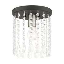 Livex Lighting - Elizabeth - 1 Light Petite Flush Mount in Glam Style - 8 Inches