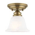 thumbnail image 1 of Livex Lighting Essex Ceiling Mount in Antique Brass, 1 of 7
