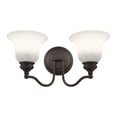 thumbnail image 1 of Livex Lighting Essex 2 Bath Light in Bronze, 1 of 11