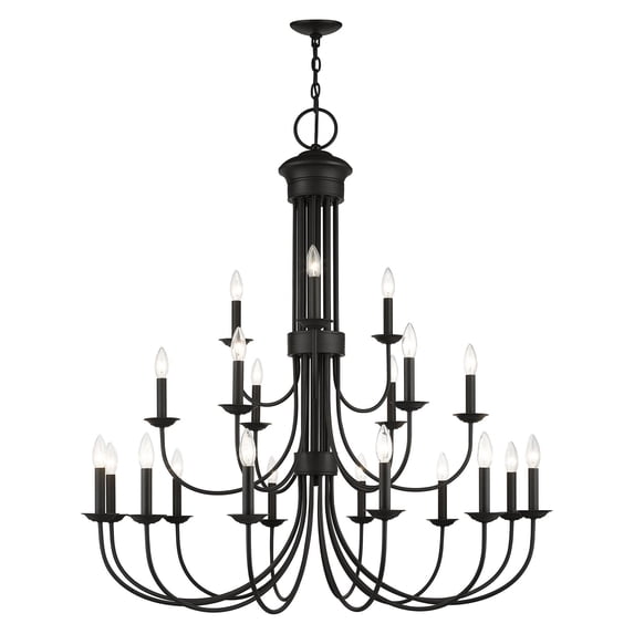 Livex Lighting - Estate - 21 Light Extra Large Chandelier-44 Inches Tall and 42