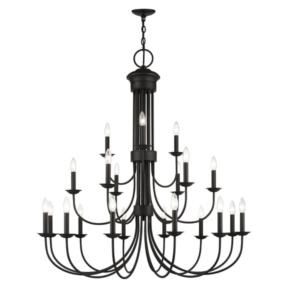 Livex Lighting - Estate - 21 Light Extra Large Chandelier-44 Inches Tall and 42
