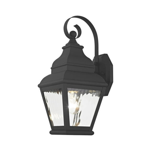 Livex Lighting Exeter Outdoor Wall Lantern in Black