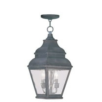 Livex Lighting - Exeter - 2 Light Outdoor Pendant Lantern in Farmhouse Style - 8