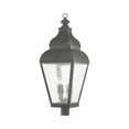 thumbnail image 1 of Livex Lighting Exeter Outdoor Post Head in Bronze, 1 of 3