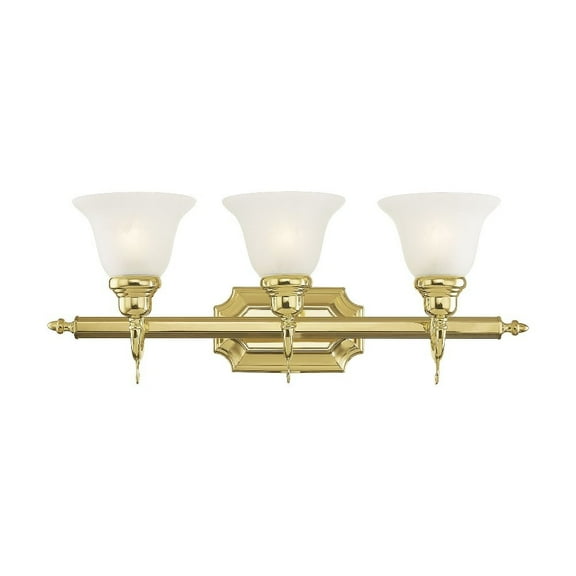 Livex Lighting French Regency Bath Light in Polished Brass