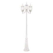 Livex Lighting - Frontec - 3 Light Outdoor Post Light in Traditional Style - 24