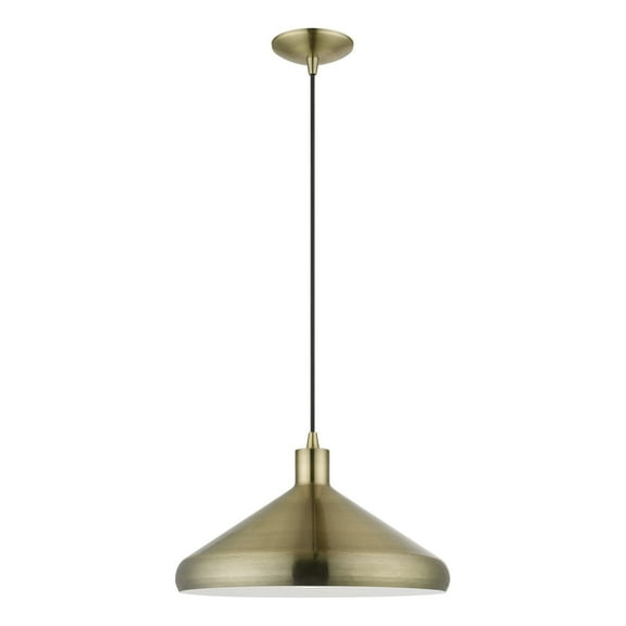 Livex Lighting - Geneva - 1 Light Pendant In Urban Style-15 Inches Tall and