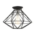 thumbnail image 1 of Livex Lighting - Geometric - 1 Light Flush Mount in Geometric Style - 13.5, 1 of 11