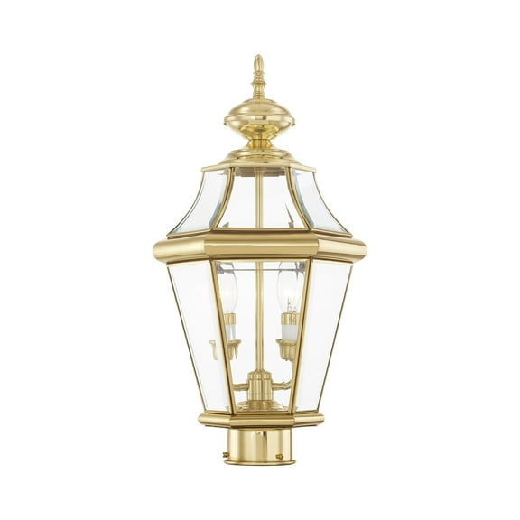 Livex Lighting Georgetown 2 Light Outdoor Post Lantern