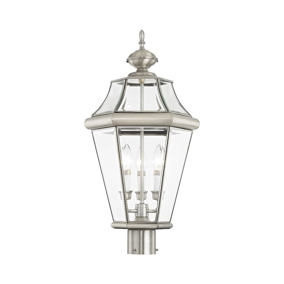 Livex Lighting Georgetown 3 Light Outdoor Post Lantern