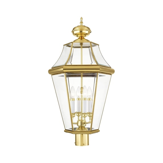 Livex Lighting Georgetown 4 Light Outdoor Post Lantern