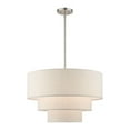 thumbnail image 1 of 57484-91 Livex Lighting Gladstone - 4 Light Pendant In Mid-Century Modern Style-22.5 Inches Tall and 23 Inches Wide-Brushed Nickel Finish, 1 of 13