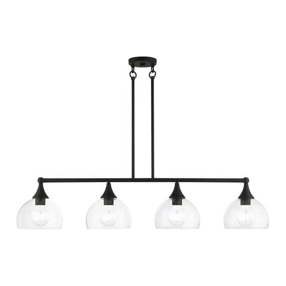 Livex Lighting - Glendon - 4 Light Large Linear Chandelier-18.75 Inches Tall and