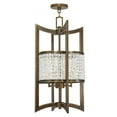 thumbnail image 1 of 50566-91 Livex Lighting Grammercy - 4 Light Hanging Lantern in New Traditional Style - 12 Inches wide by 24 Inches high-Brushed Nickel Finish, 1 of 2
