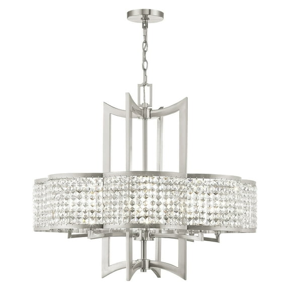 Livex Lighting Grammercy Chandelier in Brushed Nickel