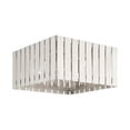 thumbnail image 1 of Livex Lighting - Greenwich - 4 Light Outdoor Flush Mount in Industrial Style -, 1 of 9