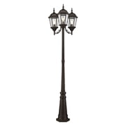 Livex Lighting Hamilton 3 Light Outdoor 3 Head Post
