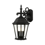 Livex Lighting - Hamilton - 3 Light Outdoor Wall Lantern in Traditional Style -