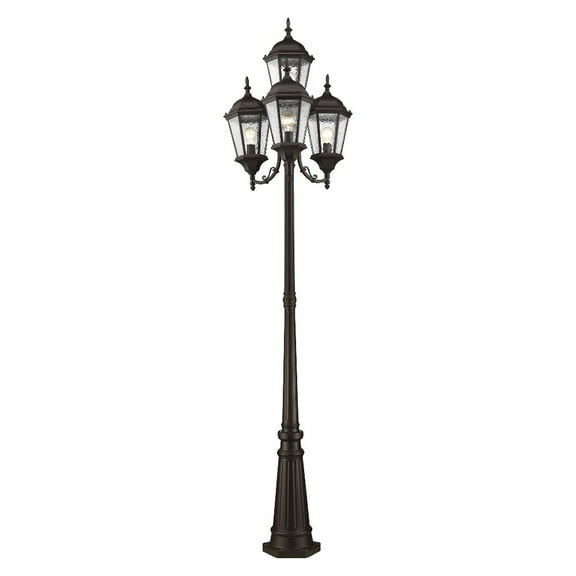 Livex Lighting Hamilton 4 Light Outdoor 4 Head Post