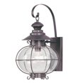 thumbnail image 1 of Livex Lighting Harbor 1 Light Outdoor Wall Lantern, 1 of 10