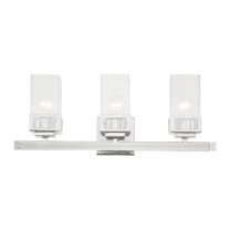 Livex Lighting Harding 3 Light Bath Vanity Light in Polished Chrome