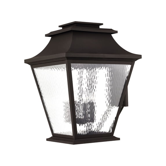 Livex Lighting Hathaway Outdoor Wall Lantern in Bronze