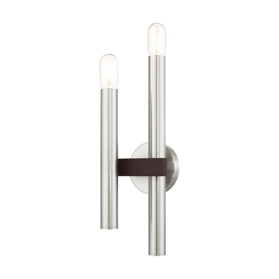 Livex Lighting - Helsinki - 2 Light Wall Sconce in Mid Century Modern Style -