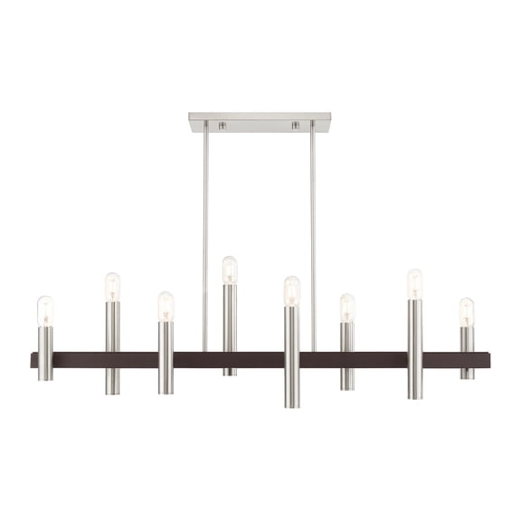 Livex Lighting - Helsinki - 8 Light Chandelier in Mid Century Modern Style - 10