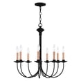 thumbnail image 1 of Livex Lighting Heritage Chandelier in Black, 1 of 10