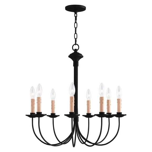 Livex Lighting Heritage Chandelier in Black
