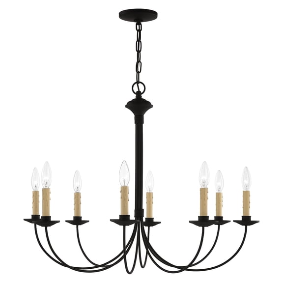 Livex Lighting Heritage Chandelier in Black