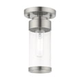 thumbnail image 1 of Livex Lighting - Hillcrest - 1 Light Flush Mount in Coastal Style - 5.13 Inches, 1 of 9