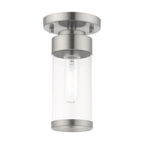 Livex Lighting - Hillcrest - 1 Light Flush Mount in Coastal Style - 5.13 Inches