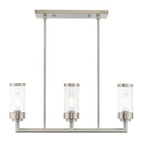 Livex Lighting - Hillcrest - 3 Light Linear Chandelier in Coastal Style - 5