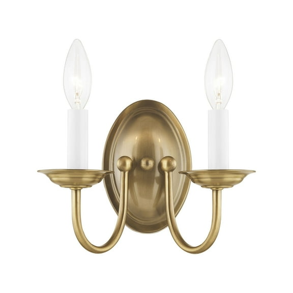 Livex Lighting Wall Sconce in Antique Brass