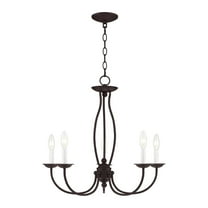 Livex Lighting - Home Basics - 5 Light Chandelier in Farmhouse Style - 23 Inches