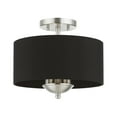 thumbnail image 1 of Livex Lighting - Huntington - 3 Light Semi-Flush Mount In Transitional, 1 of 9