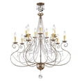 thumbnail image 1 of Livex Lighting Isabella Foyer Chandelier in Hand Applied European Bronze, 1 of 10
